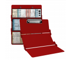WhiteCoat Clipboard® Trifold - Red Critical Care Edition